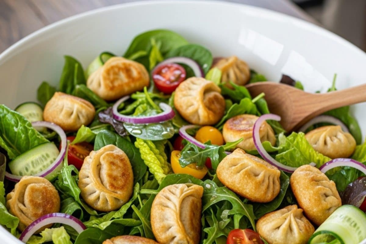 This Momo Salad Recipe Is The Perfect Contender For Making Girl Dinner At Home