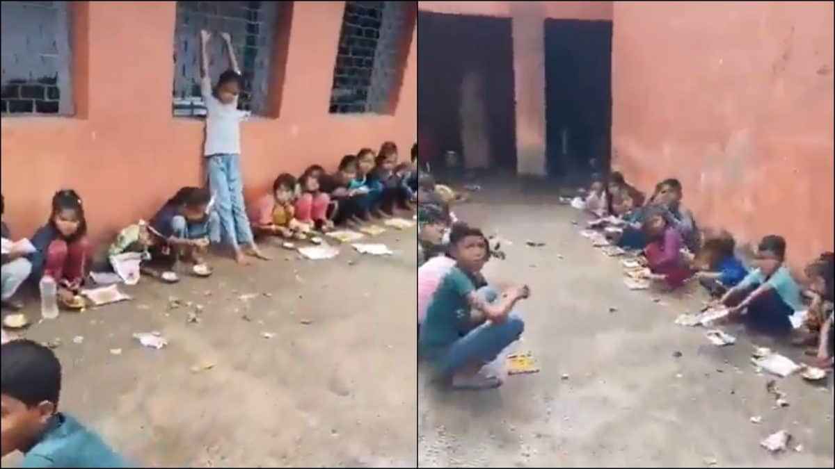 Mid-Day Meal Served On Scrap Paper In Madhya Pradesh School, Officials Launch Probe | India News