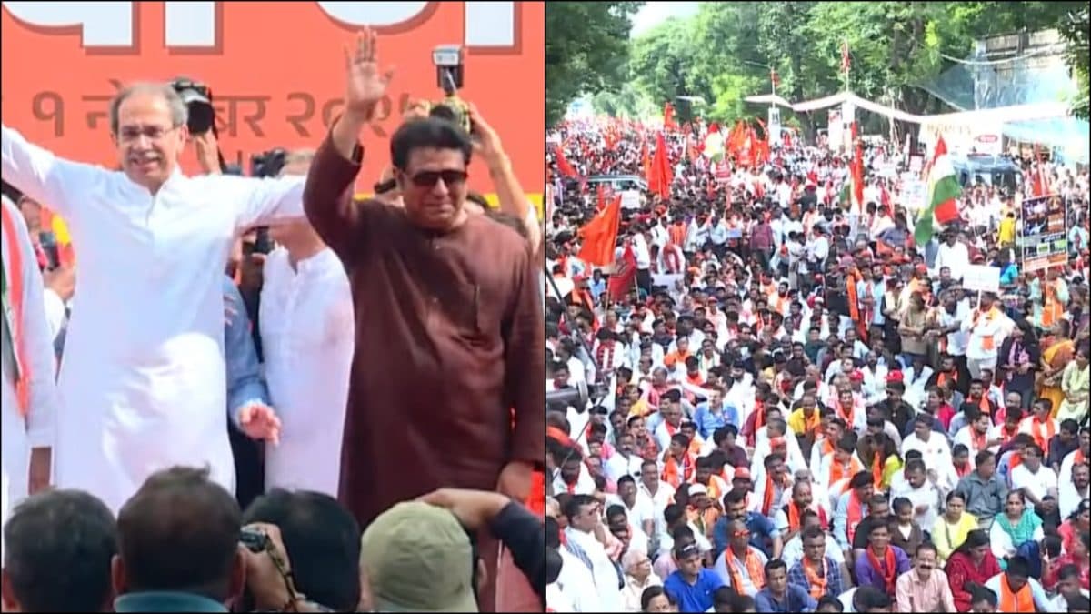 Uddhav, Raj Thackeray Attack Poll Body At Mega Mumbai Rally Over Voter List Irregularities