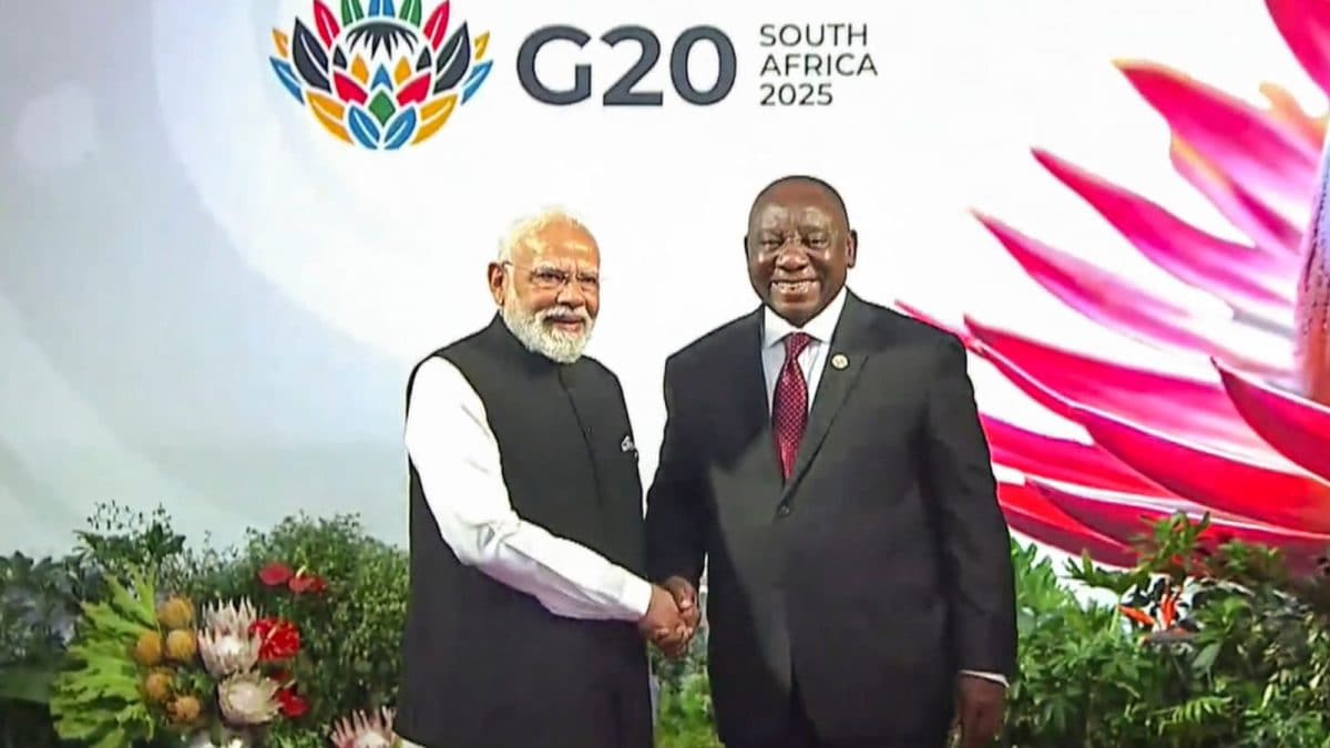 PM Modi Holds Bilateral Meeting With South African President Cyril Ramaphosa At G-20 Summit