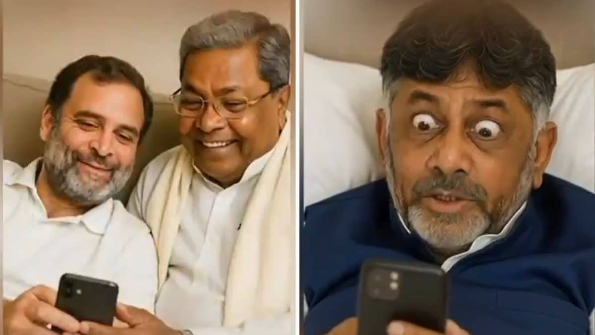 ‘No Chair November For Shivakumar’: BJP’s Rahul-Siddaramaiah AI Video Mocks Karnataka Power Tussle