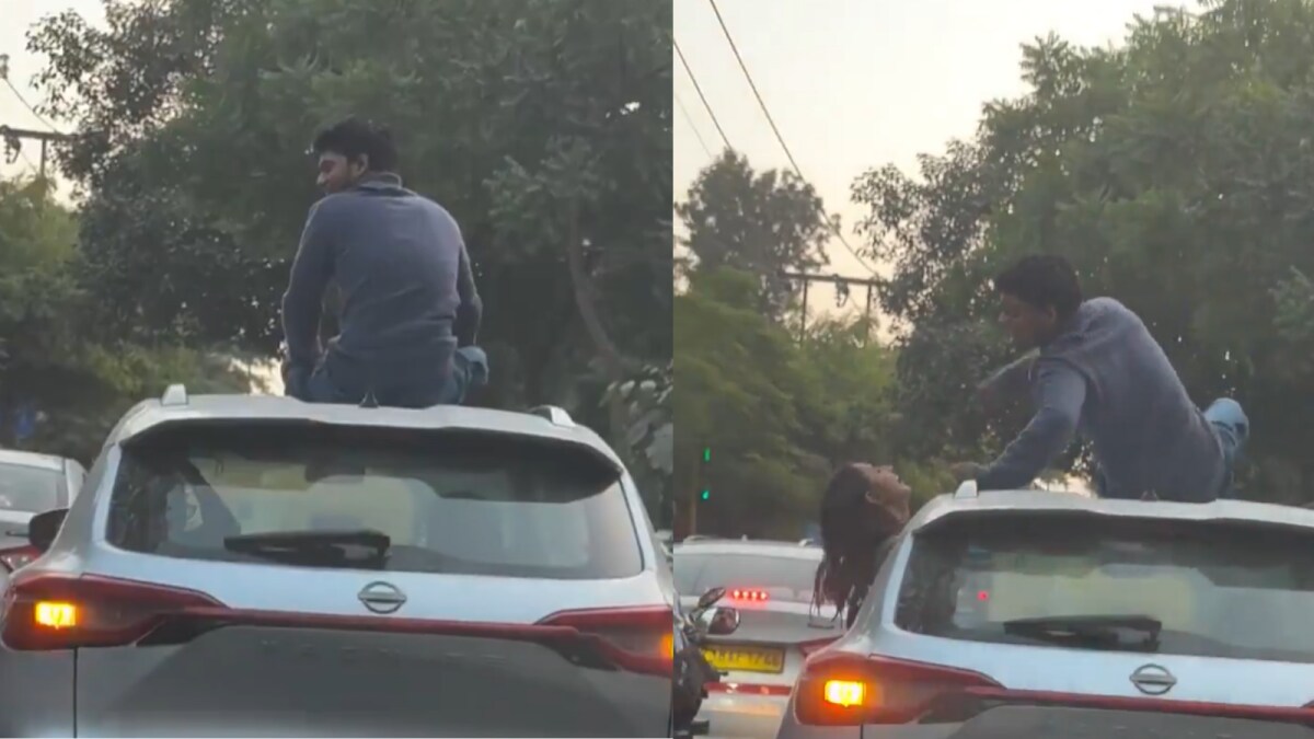 Delhi Couple's Viral Car Roof Stunt: Police Action, Safety Concerns