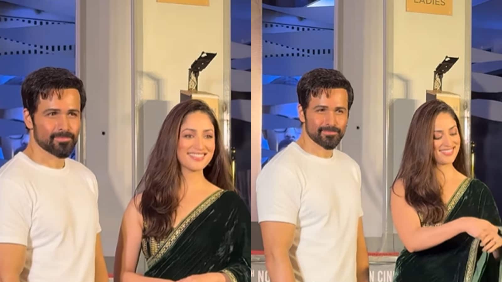 Emraan Hashmi And Yami Gautam All Smiles At Haq Movie Premiere In Mumbai | Video