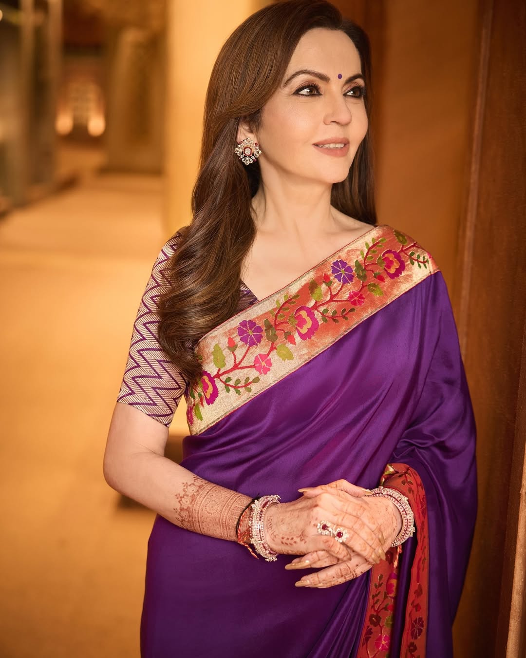 Wrapped In Tradition: Nita Ambani’s Timeless Saree Style Wrapped In Tradition: Nita Ambani’s Timeless Saree Style