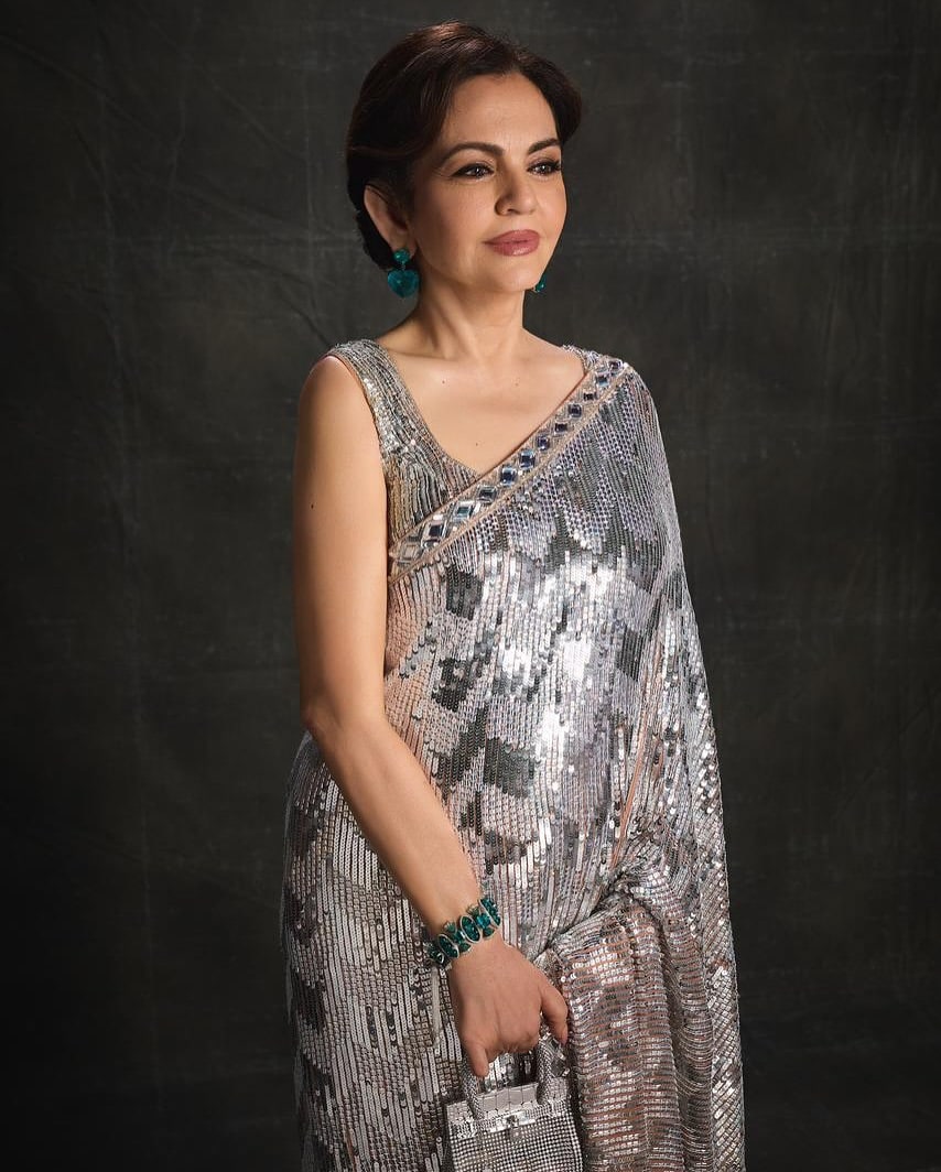 Wrapped In Tradition: Nita Ambani’s Timeless Saree Style Wrapped In Tradition: Nita Ambani’s Timeless Saree Style