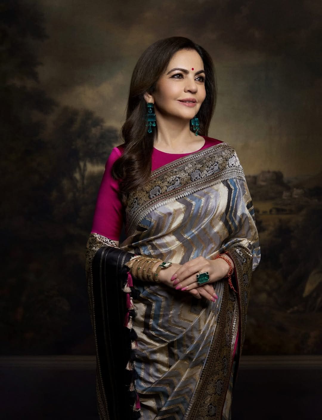 Wrapped In Tradition: Nita Ambani’s Timeless Saree Style Wrapped In Tradition: Nita Ambani’s Timeless Saree Style