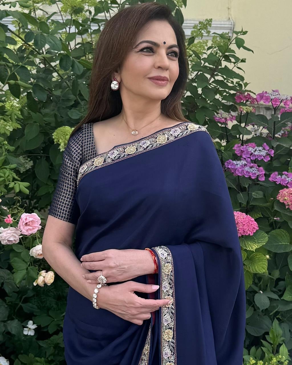 Wrapped In Tradition: Nita Ambani’s Timeless Saree Style Wrapped In Tradition: Nita Ambani’s Timeless Saree Style