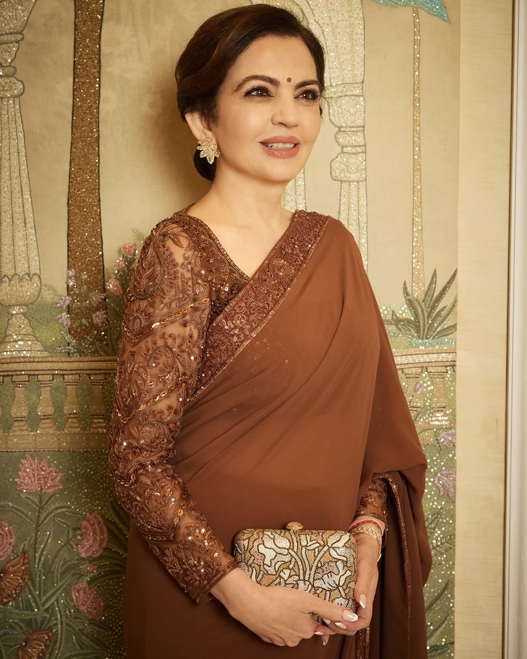 Wrapped In Tradition: Nita Ambani’s Timeless Saree Style Wrapped In Tradition: Nita Ambani’s Timeless Saree Style