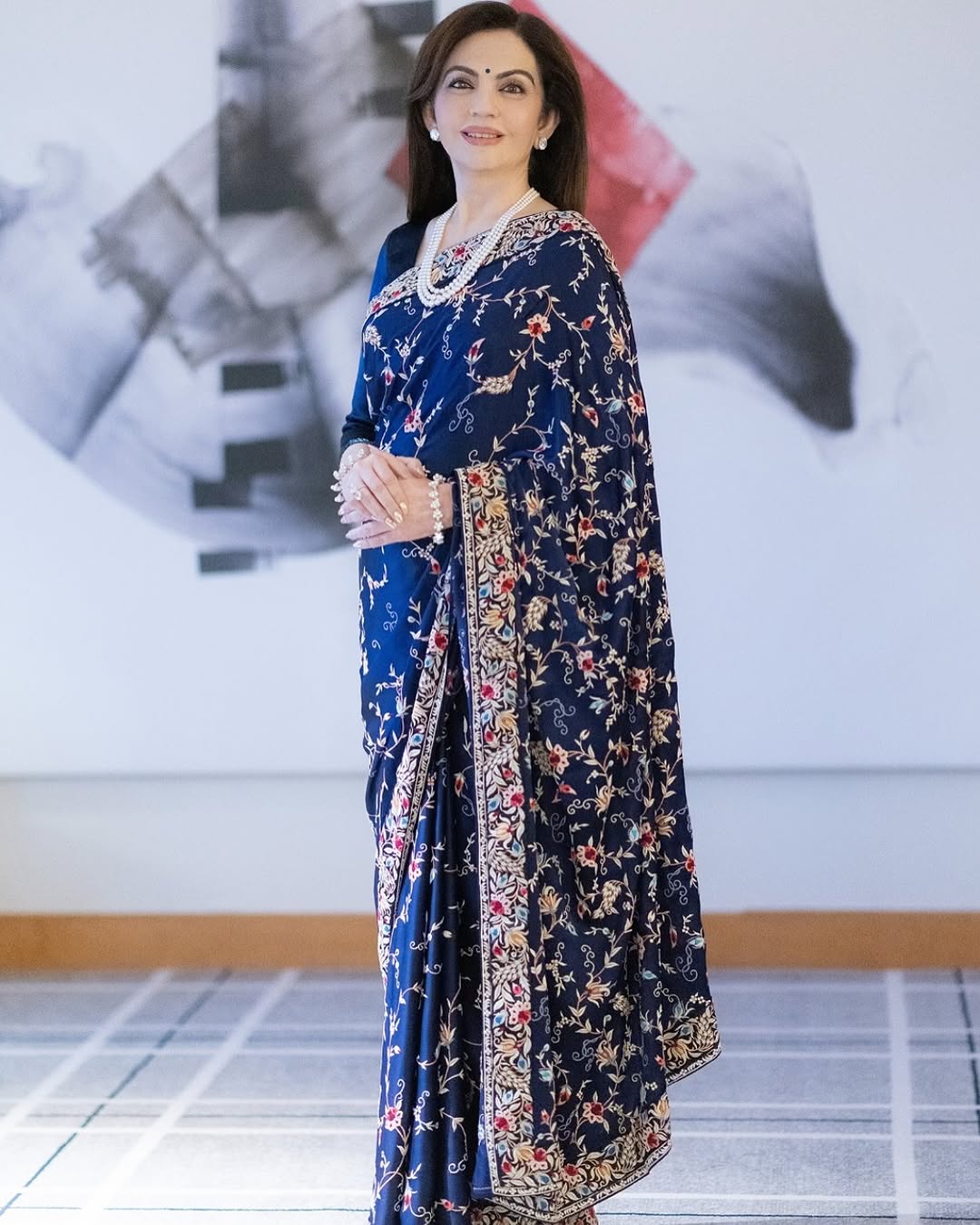Wrapped In Tradition: Nita Ambani’s Timeless Saree Style Wrapped In Tradition: Nita Ambani’s Timeless Saree Style