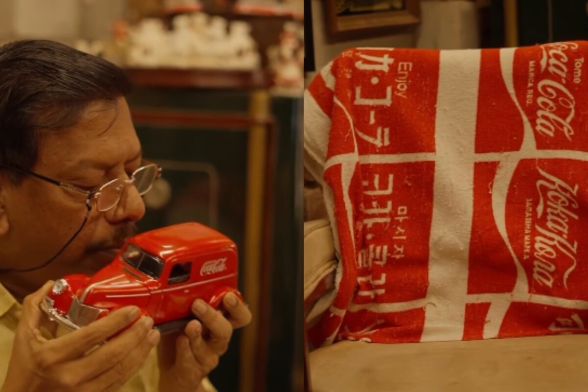 パルメイラス　Coca-Cola 80s ヴィンテージ　美品 ヴィンテージ 80年代 コカ・コーラ グリーンガラスボトル – 16液量