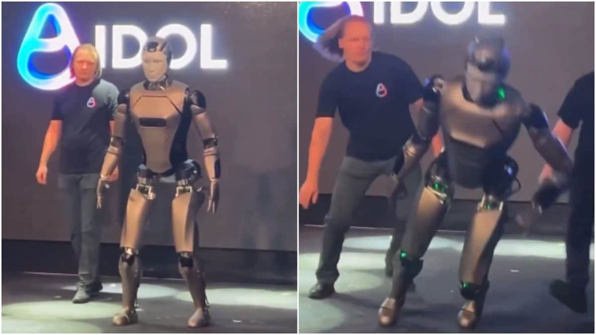 Russia's First AI Humanoid Robot Falls Flat Seconds Into Grand Debut | Watch