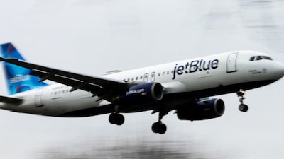 File photo of JetBlue airline plane. (Image: Reuters)