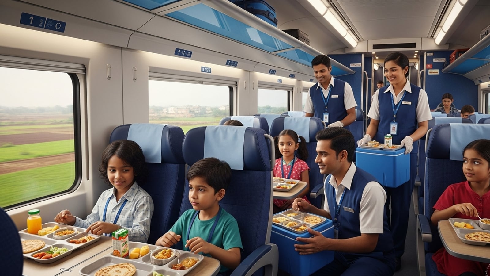 Maharashtra’s Masala Upma is served on the 22229 Mumbai CSMT- Madgaon, while Bengal’s Murgir Jhol is available on the 22302 New Jalpaiguri-Howrah train. (AI-generated image) Maharashtra’s Masala Upma is served on the 22229 Mumbai CSMT- Madgaon, while Bengal’s Murgir Jhol is available on the 22302 New Jalpaiguri-Howrah train. (AI-generated image)