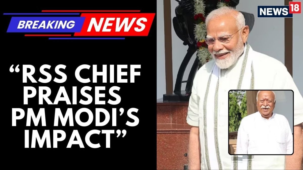 Bhagwat Says World Leaders Now Listen To PM Modi, Adding That India’s Global Influence Is Rising