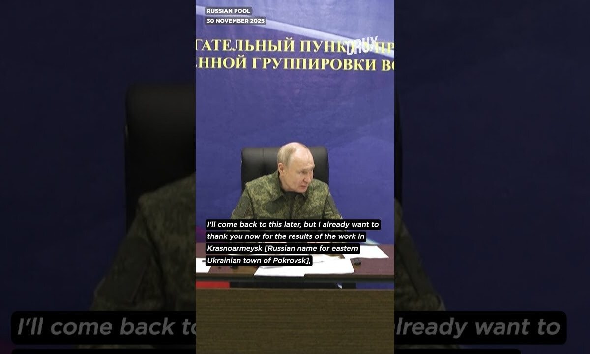 On Cam: Russian Forces ‘Storm’ Key Ukrainian City of Pokrovsk, Putin ‘Thanks’ Military Command