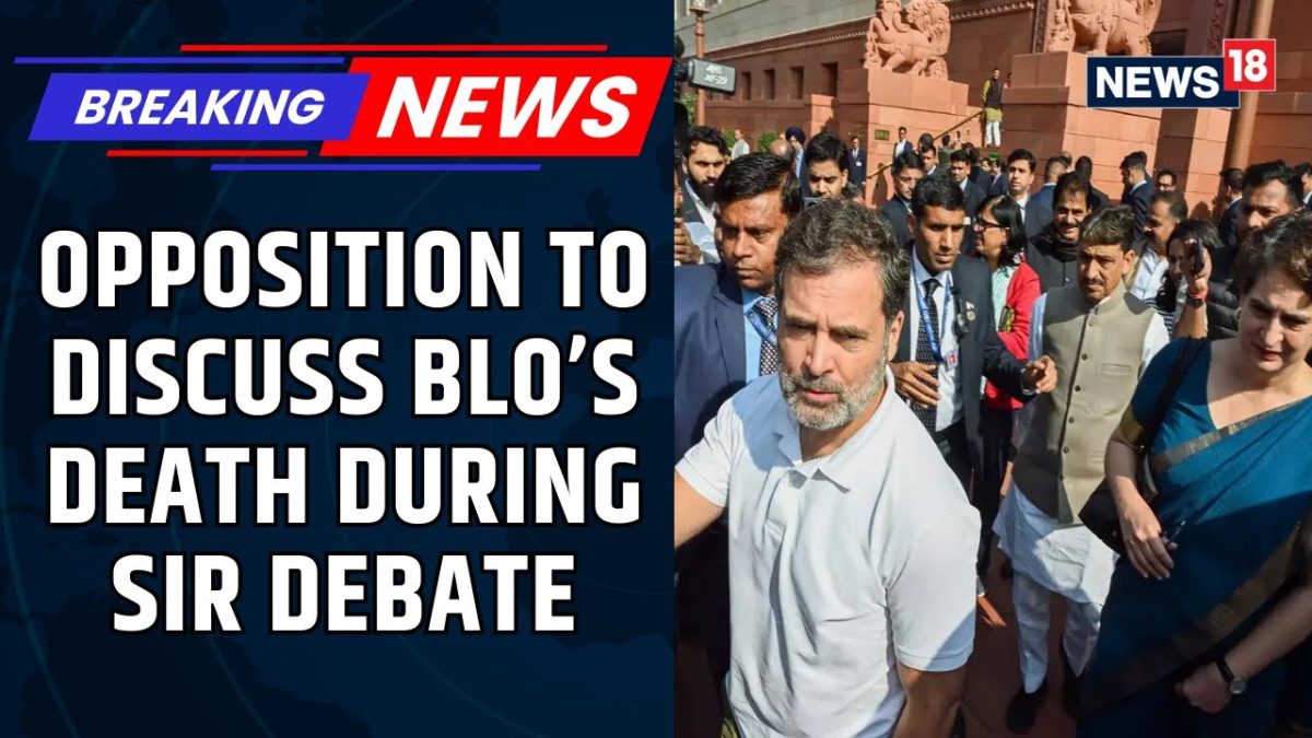 Parliament Winter Session: Opposition To Raise SIR And BLO Deaths On December 9 Claim Sources