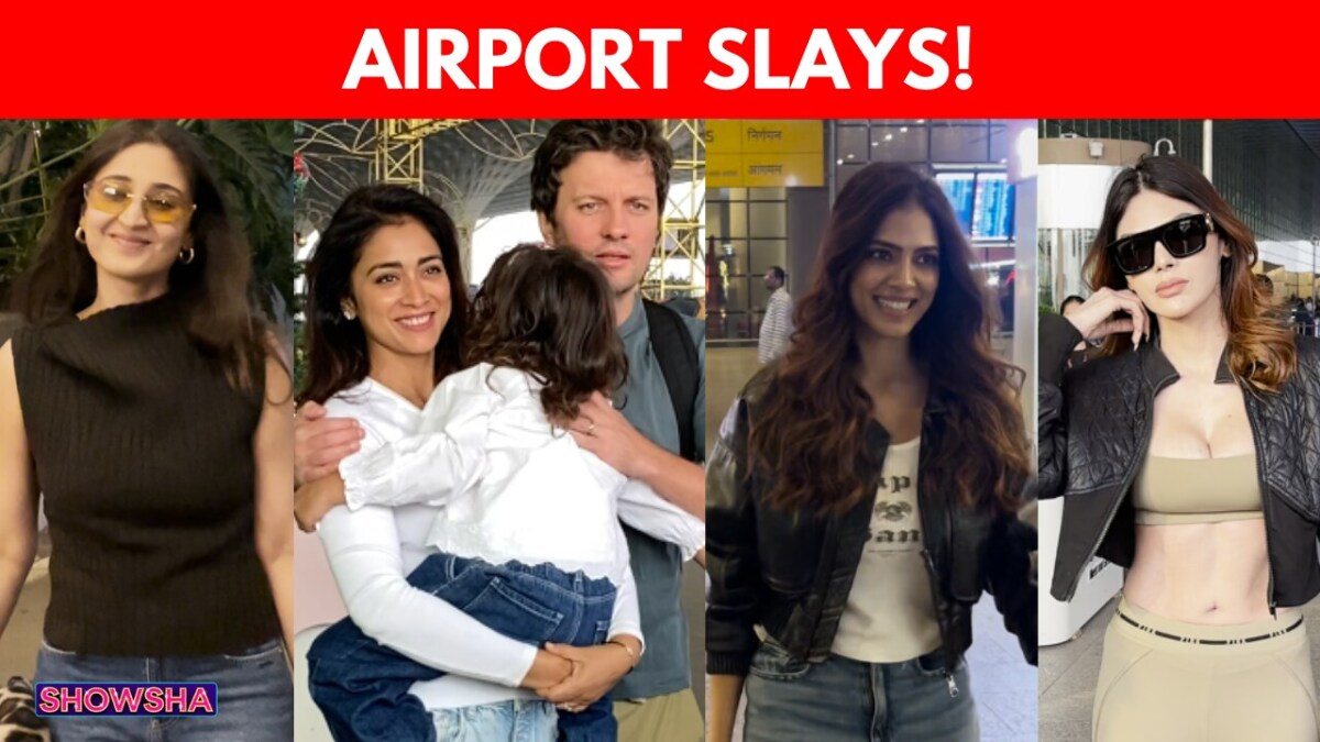 Shriya Saran With Fam, Malavika Mohanan, Sherlyn Chopra & Dhvani Bhanushali Fly Out In Style | WATCH