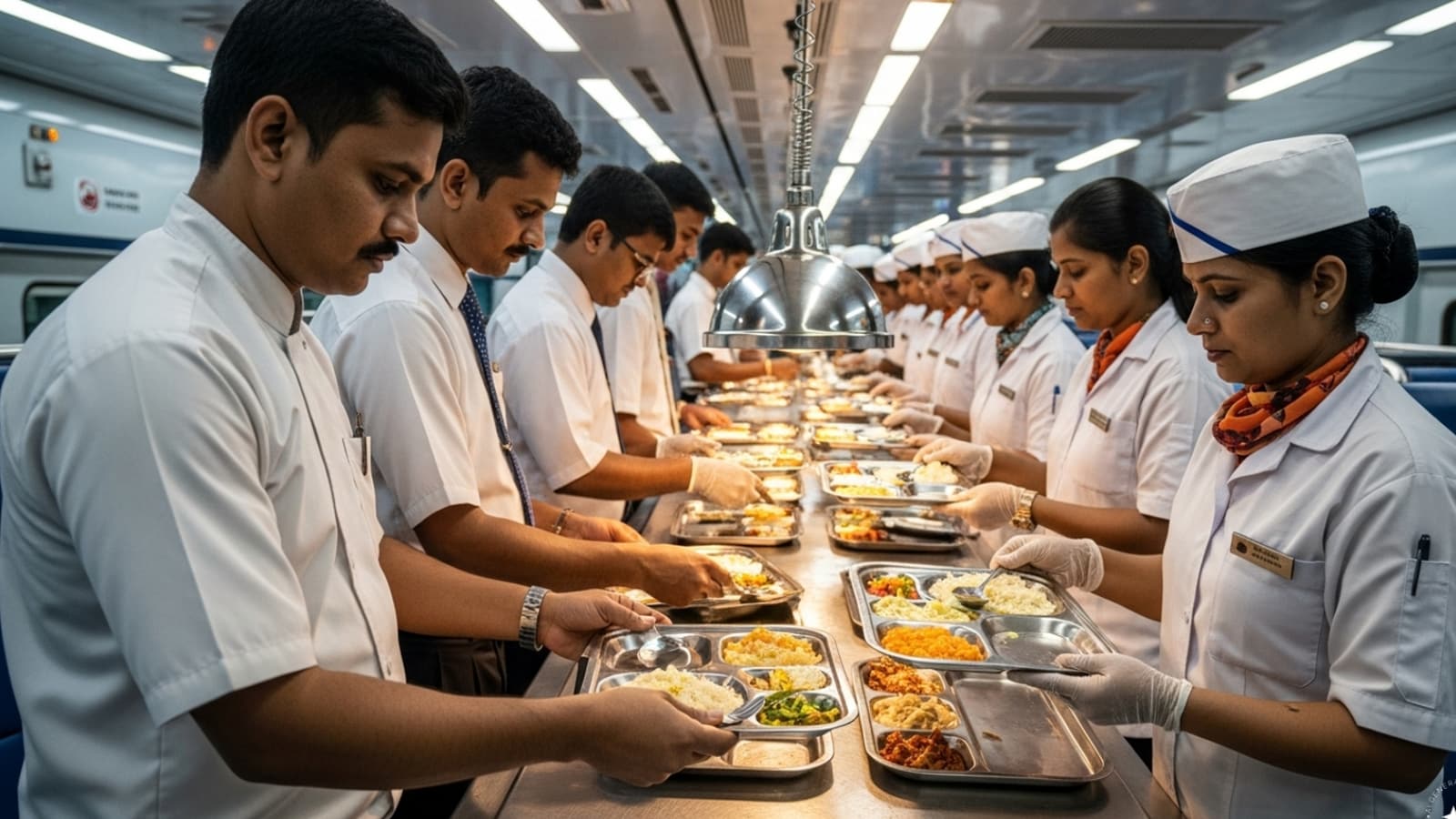 Gujarati dishes include Methi Thepla on the 20901 MMCT–GNC and Masala Lauki on the 26902 SBIB–VRL Vande Bharat Express, while Odisha’s Aloo Phulkopi is served on the 22895 Howrah–Puri route. (AI-generated image) Gujarati dishes include Methi Thepla on the 20901 MMCT–GNC and Masala Lauki on the 26902 SBIB–VRL Vande Bharat Express, while Odisha’s Aloo Phulkopi is served on the 22895 Howrah–Puri route. (AI-generated image)