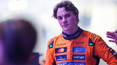 A dejected Oscar Piastri after the 2025 Qatar GP (X)