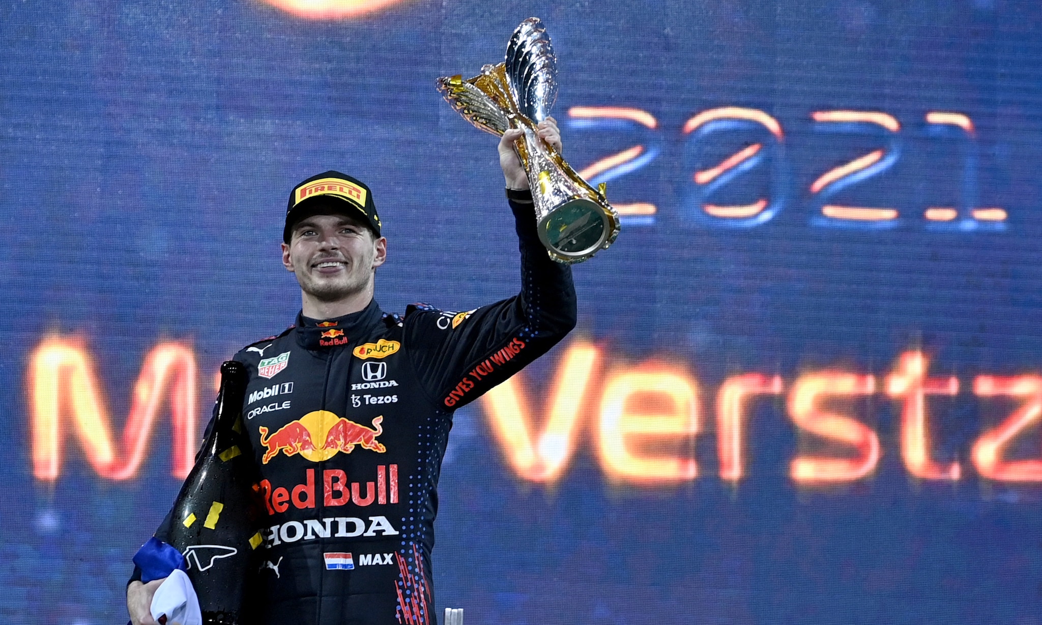 Verstappen pitted for soft tyres under the safety car, denying Hamilton a record eighth world crown on a nerve-tingling last lap shoot-out. Mercedes mounted a furious appeal over the controversial handling of the restart but the result stood, with Hamilton boycotting the end-of-year awards ceremony in protest. (AFP) Verstappen pitted for soft tyres under the safety car, denying Hamilton a record eighth world crown on a nerve-tingling last lap shoot-out. Mercedes mounted a furious appeal over the controversial handling of the restart but the result stood, with Hamilton boycotting the end-of-year awards ceremony in protest. (AFP)