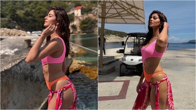 Ananya Panday shared stunning bikini pictures from the shoot of Tu Meri Main Tera Main Tera Tu Meri song ‘Hum Dono’