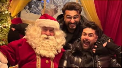 Arjun Kapoor Shares A Fun Video Of Celebrating Merry Christmas With Santa And His Boys