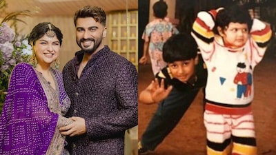 Arjun Kapoor posted a heartfelt birthday message for sister Anshula online.