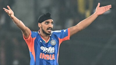 Arshdeep Singh bowled a 13-ball over for India in 2nd T20I against South Africa on Thursday. (Picture Credit: AFP)