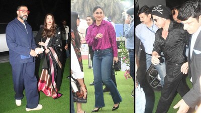 Bachchans, Kareena, SRK at Ambani School event