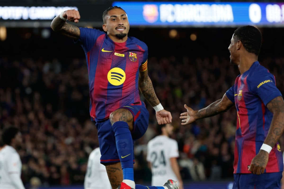 Raphinha To The Rescue: Brazilian Brace Helps Barcelona Extend La Liga Lead