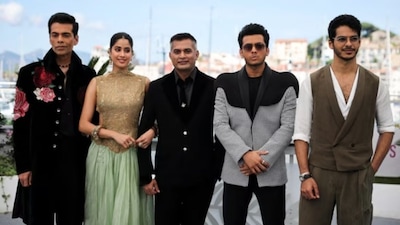 Team Of Homebound during the screening at Cannes.