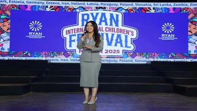Ashnoor Kaur Felicitated At Ryan International School’s Annual Festival.