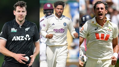 Bowlers with most wickets in international cricket in 2025. (Picture Credit: AFP)