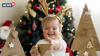 DIY Christmas Crafts Ideas 2025: Transform your home into a festive wonderland with 5 DIY Christmas crafts for kids and adults. (Image: Shutterstock)