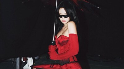 strapless open back dress Red velvet christmas party dress JENNIE – MYAN ATELIER