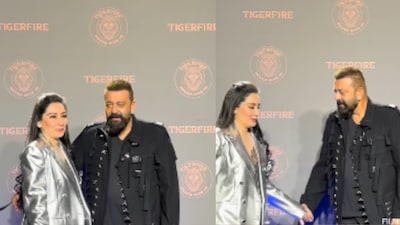 Sanjay Dutt looked dapper in an all-black outfit. (Photo Credit: Instagram)