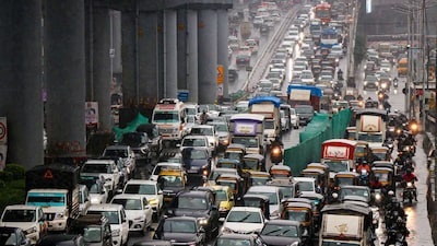 Commuters are dealing with long delays as diversions slow traffic. (representative image)