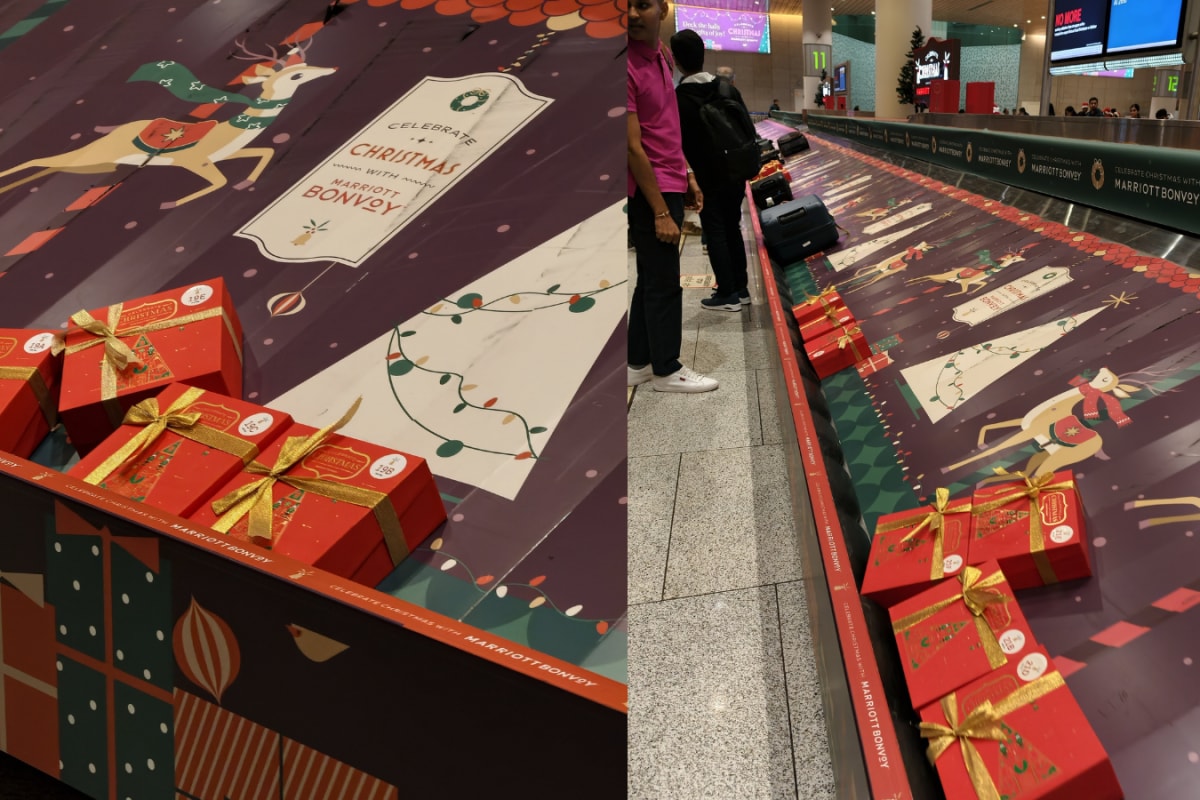 Mumbai Man Unboxes Air India’s Christmas Special Gift, Check What Was Inside The Holiday Hamper Bag