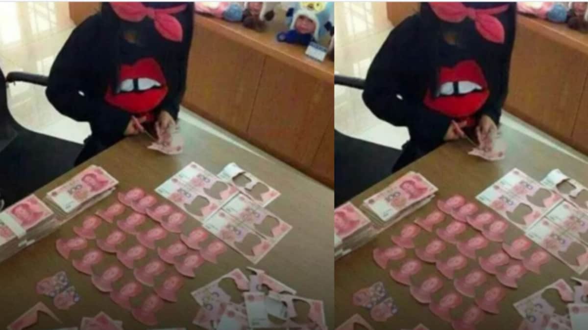 5-Year-Old Chinese Girl, Left Alone By Father, Cuts Mao’s Portrait From 500 Yuan Notes: ‘Tax On Stupidity’