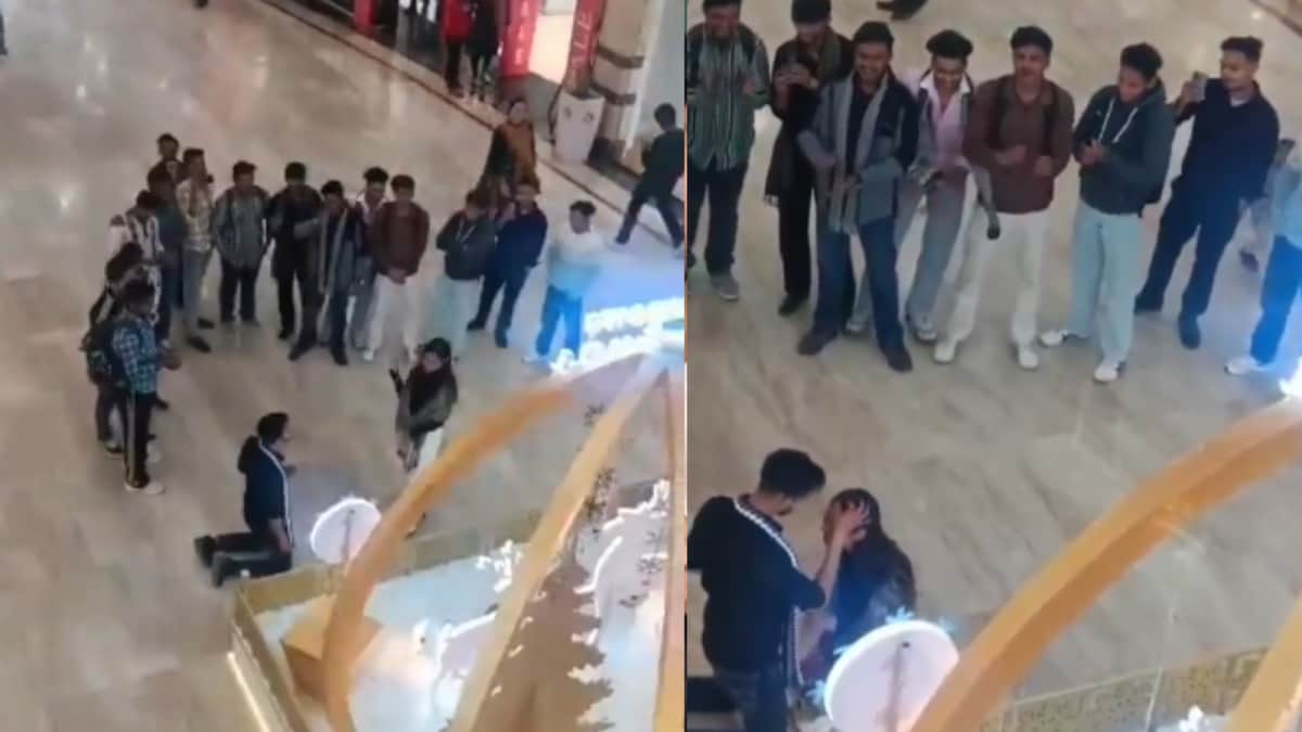 Man Proposes and Marries Girlfriend at Ghaziabad Mall