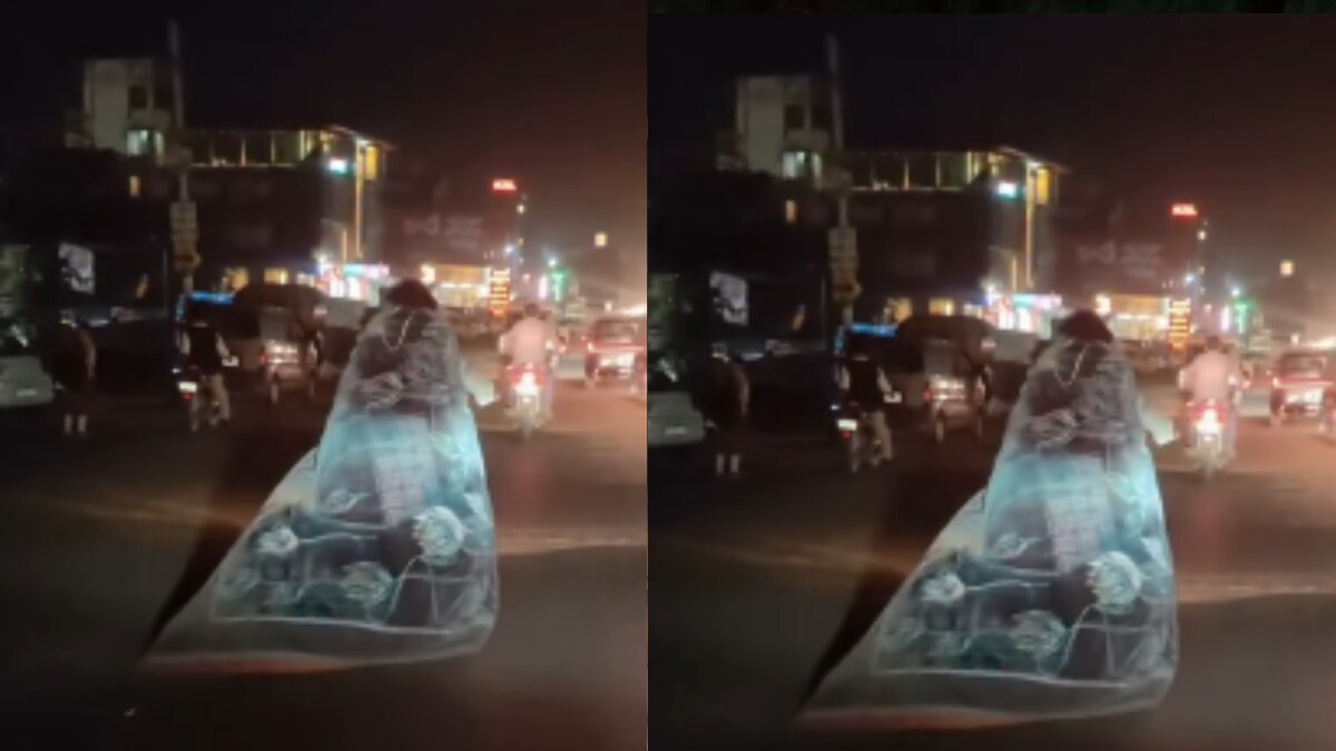 Rajasthan Man Wears Blanket Like Cape