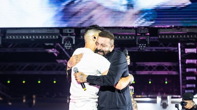 AP Dhillon called Sanjay Dutt a true legend. (Photo Credit: Instagram)