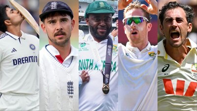 CricketNext's Test XI Of 2025. (Picture Credit: AFP, PTI, AP)
