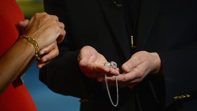 The special edition locket was inspired by the James Bond film Octopussy, which features a plot to steal a rare Faberge egg. (File photo: Getty Images via AFP)