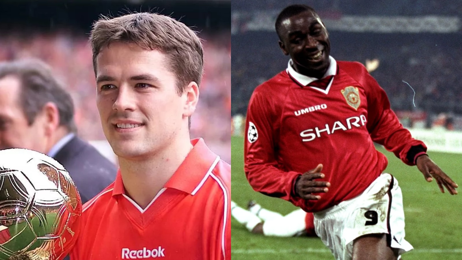 Liverpool's Ballon d'Or winner Michael Owen and Man United's Andy Cole both crossed the mark in 185 games each (X) Liverpool's Ballon d'Or winner Michael Owen and Man United's Andy Cole both crossed the mark in 185 games each (X)