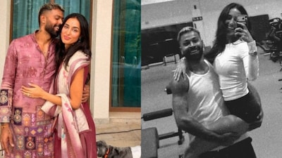 Hardik Pandya reacted to viral video of gf Mahieka Sharma.