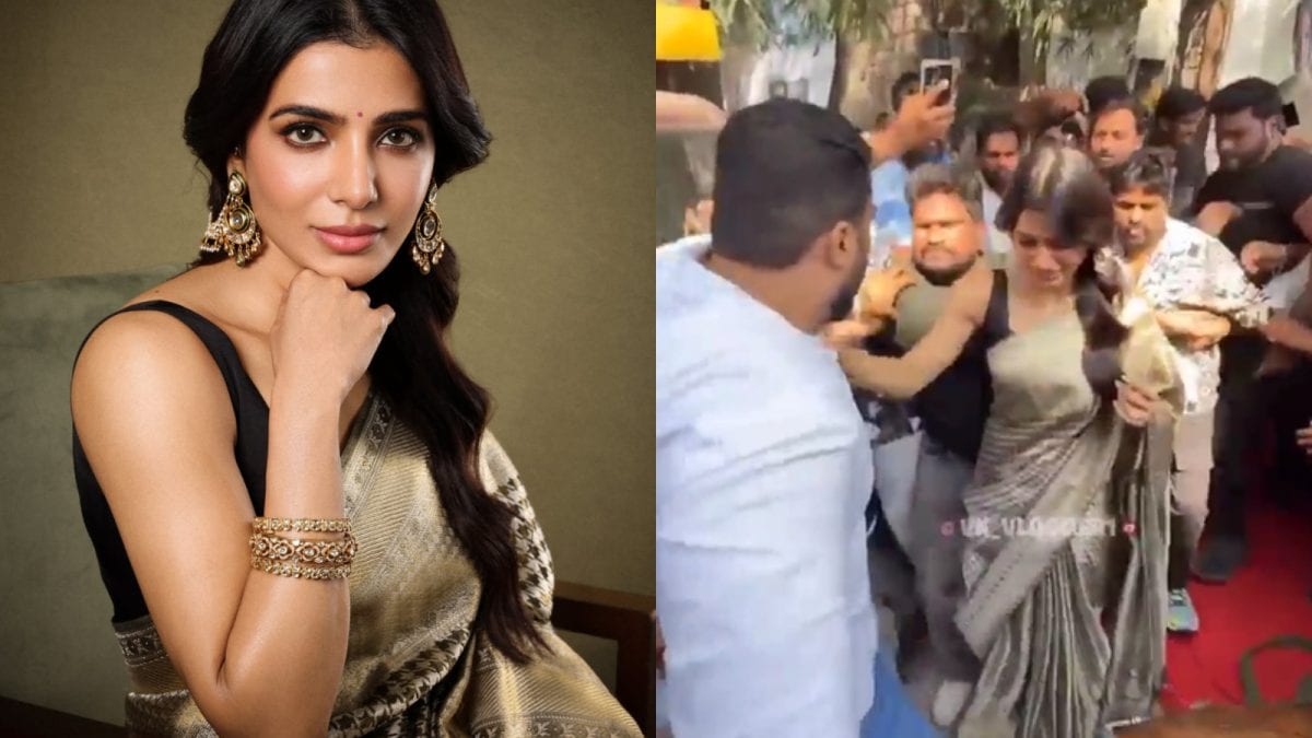 Samantha Ruth Prabhu Mobbed By Crowd At Hyderabad Event; Video Goes Viral