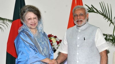 In June 2015, during a two-day visit to Bangladesh, Prime Minister Narendra Modi met Khaleda Zia. (Image: X/@narendramodi)