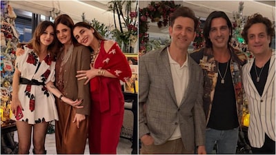 Hrithik Roshan, GF Saba Azad Join Sussanne Khan’s Christmas Celebration