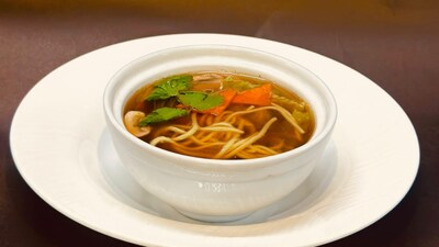 Yasai Soba Noodles Soup By The Ashok, New Delhi